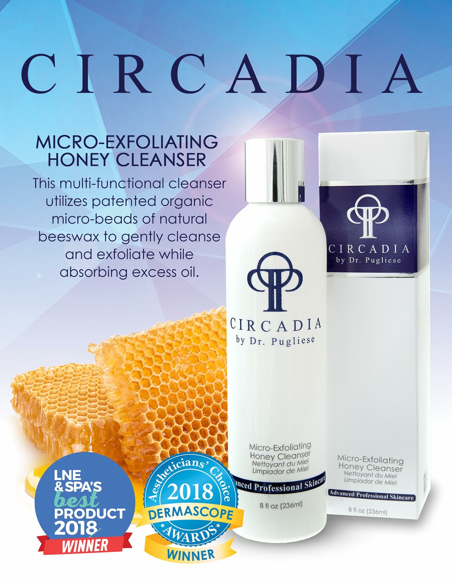 Fantastic news Circadia MicroExfoliating Honey Cleanser Winner 2018